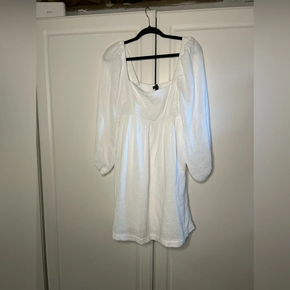 J. Crew soft gauze square neck dress